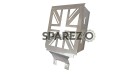 Royal Enfield Super Meteor 650 Flag Design Oil Cooler Radiator Guard Silver - SPAREZO